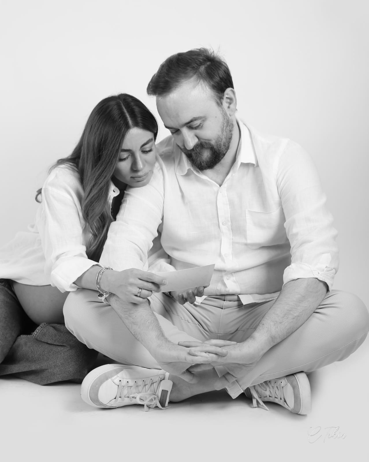 Stüdyoda hamile fotoğraf çekimi – Cansu Tekin Photography, Sarıyer