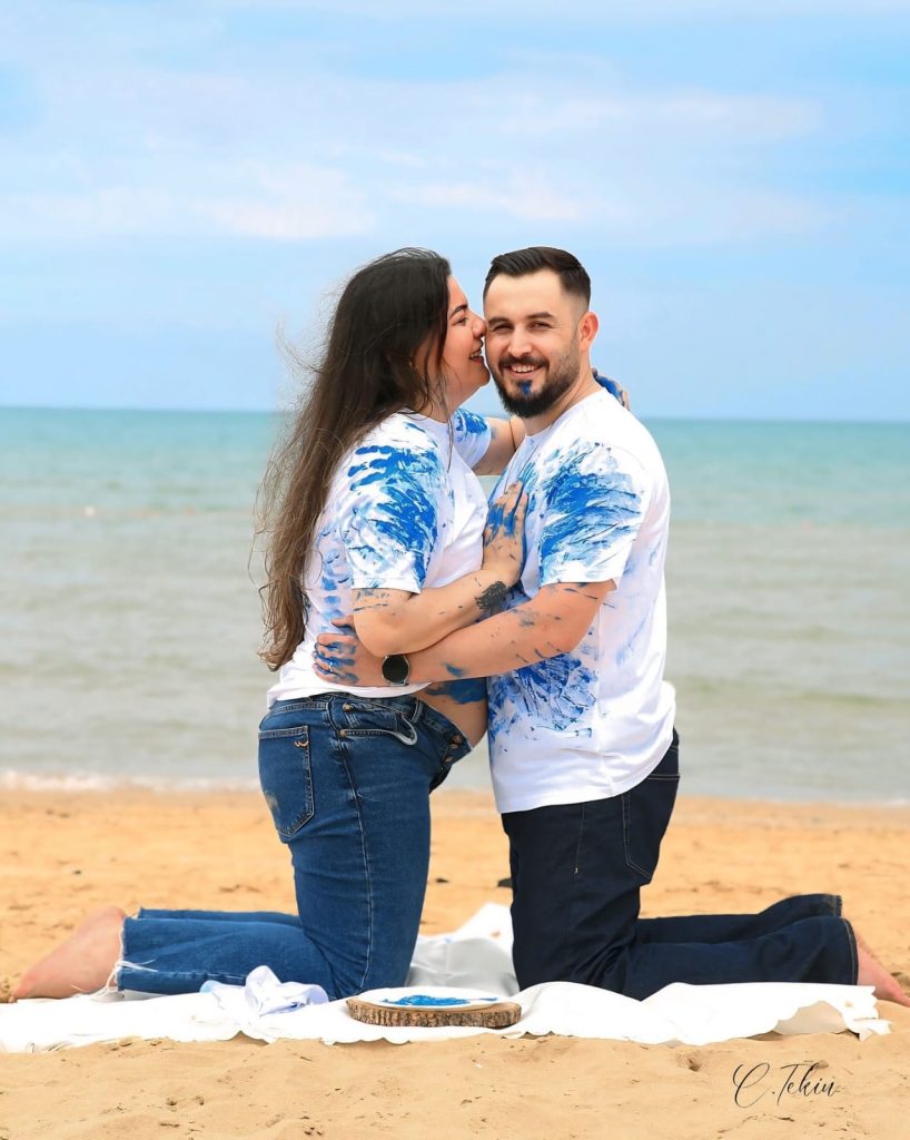 İstanbul Sarıyer gender reveal (cinsiyet öğrenme) çekimi